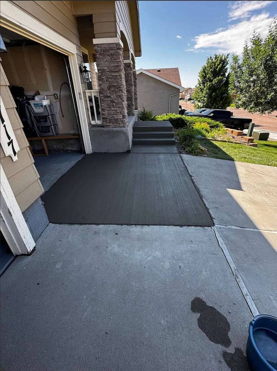 Concrete overlay resurfacing Colorado Springs - renew old concrete